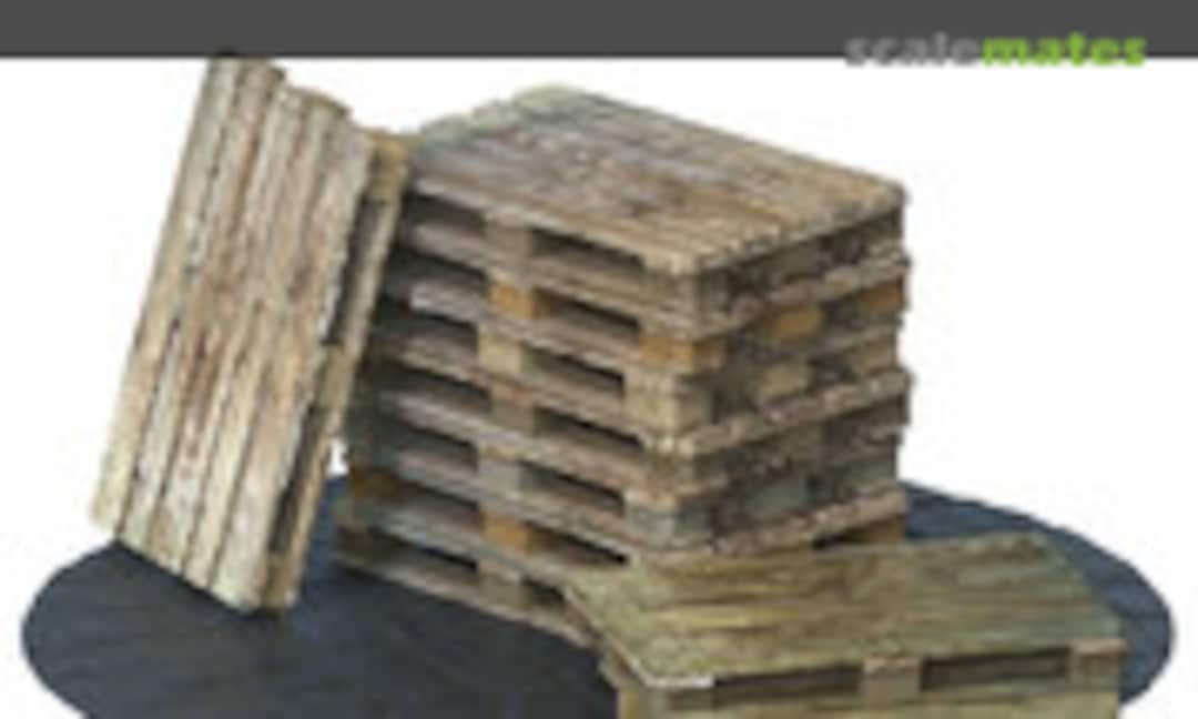 1:35 3D Resin Print: Wooden Pallets Set (10pcs.) (RT-Diorama 35407) 35407