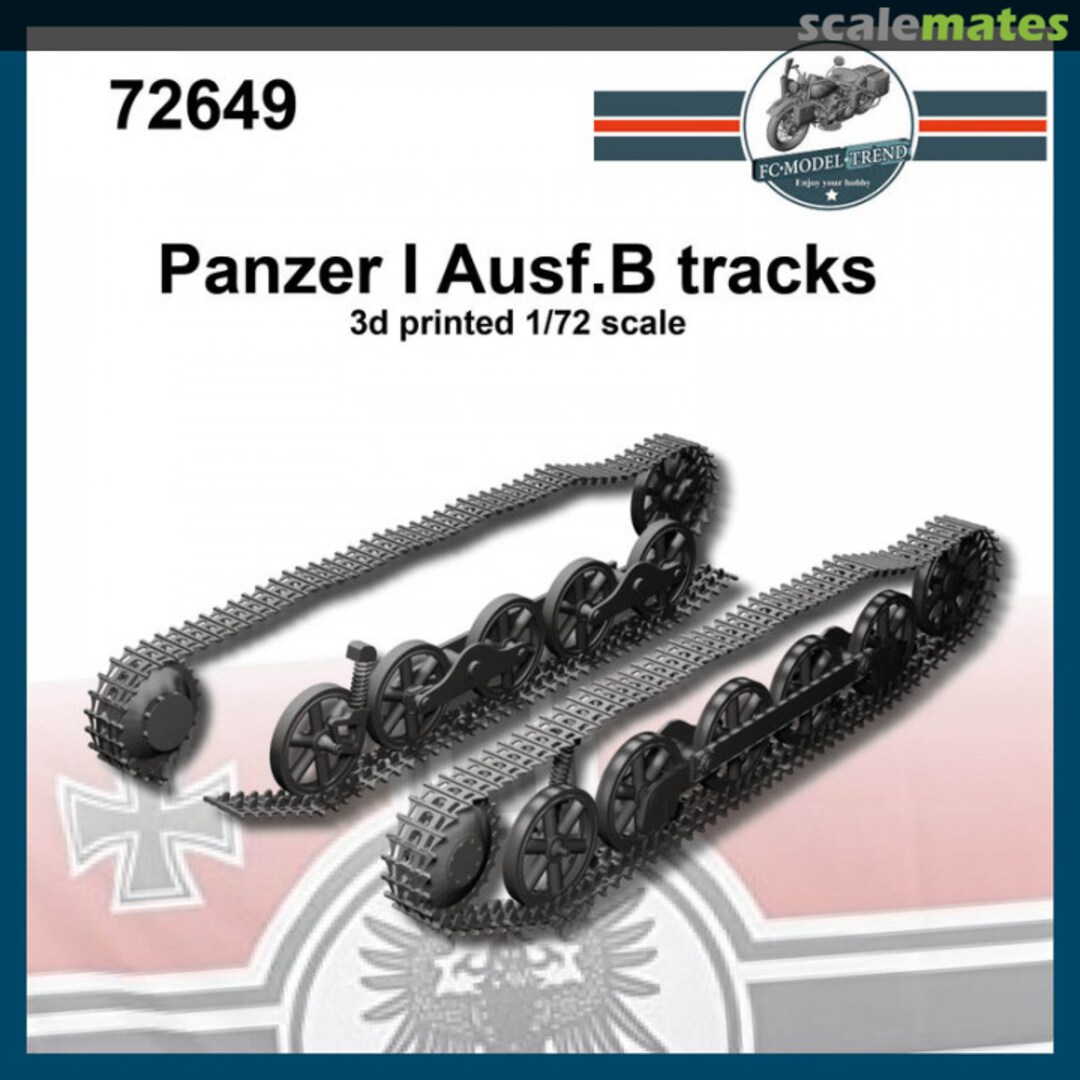 Boxart Panzer I Ausf.B tracks 72649 FC Model Trend Boxart Panzer I Ausf.B tracks 72649 FC Model Trend