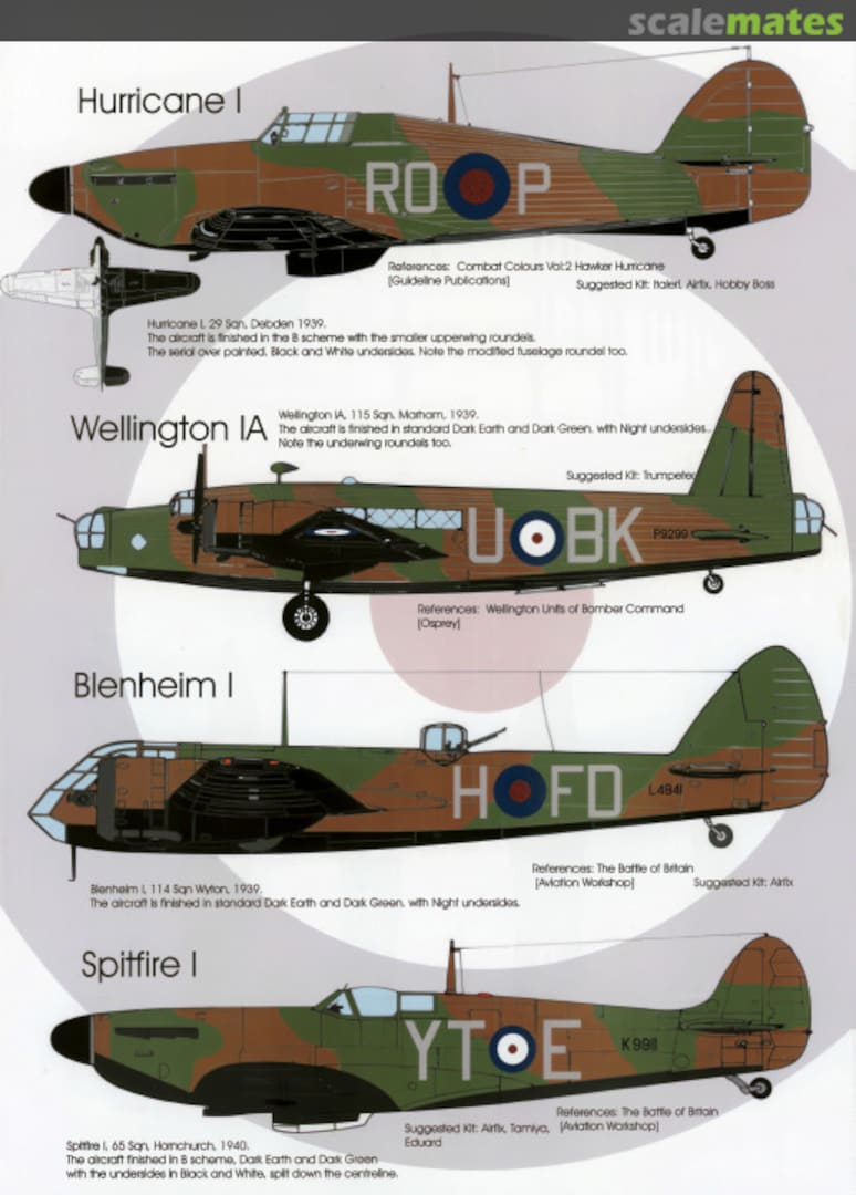 Boxart Early War RAF Pt:1 BMD48014 Blackbird Models