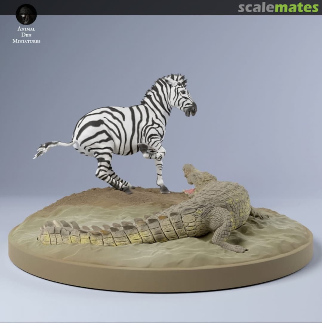 Boxart Plains Zebra - Male Vs Crocodile 72130250 EMP3d Boxart Plains Zebra - Male Vs Crocodile 72130250 EMP3d