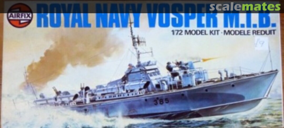 Boxart Royal Navy Vosper M.T.B. 05280-9 Airfix Boxart Royal Navy Vosper M.T.B. 05280-9 Airfix