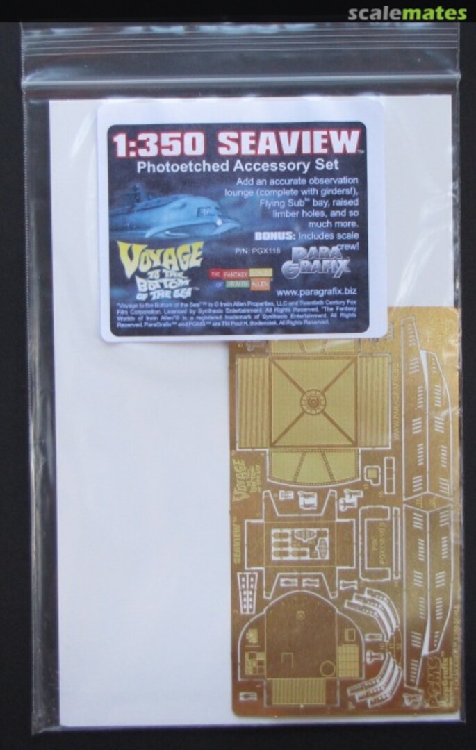 Boxart Seaview Photoetched Accessory Set PGX118 ParaGrafix Modeling Systems Boxart Seaview Photoetched Accessory Set PGX118 ParaGrafix Modeling Systems