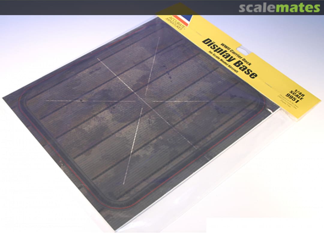 Boxart WWII Carrier Deck Display Base 9951 Accurate Miniatures Boxart WWII Carrier Deck Display Base 9951 Accurate Miniatures
