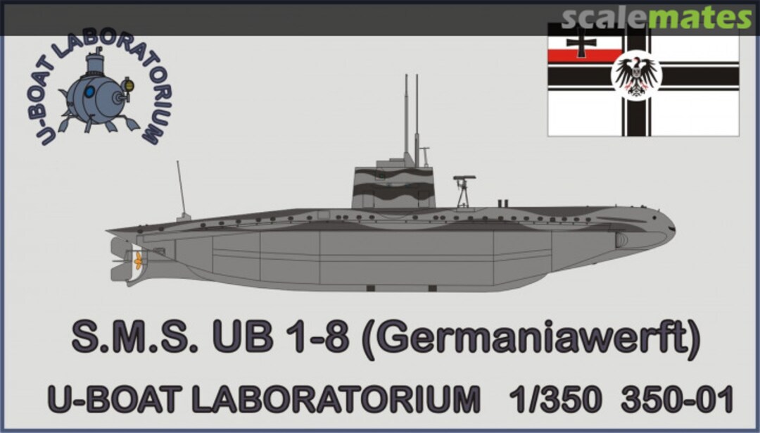 Boxart S.M.S UB 1-8 (Germaniawerft) 350-01 U-Boat-Laboratorium