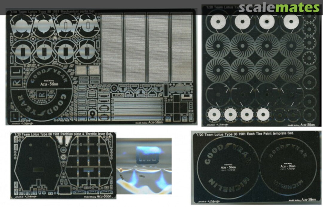 Boxart Team Lotus Type 88 1981 4point Set ACSACT-0010 Acu-Stion Boxart Team Lotus Type 88 1981 4point Set ACSACT-0010 Acu-Stion
