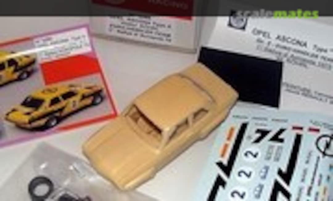 1:43 Opel Ascona A Gr. 2 Euro Händler Team (Mini Racing 280) 280