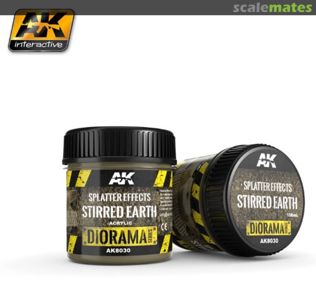 Boxart Splatter Effects Stirred Earth AK 8030 AK Interactive