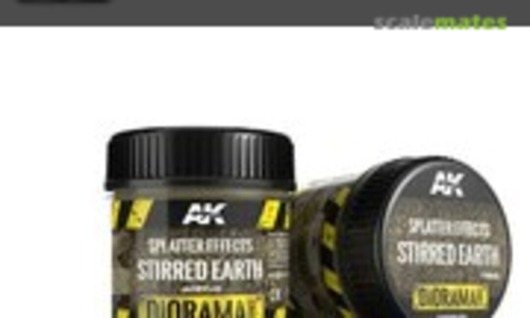 No Splatter Effects Stirred Earth (AK Interactive AK 8030) AK 8030