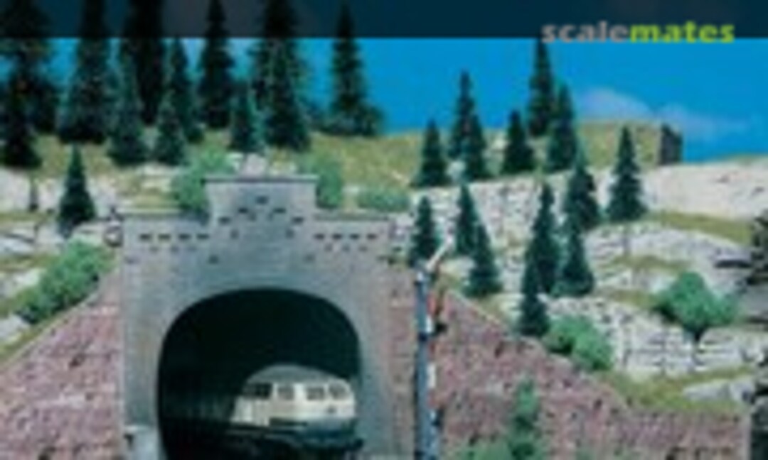 Tunnelportal 2 roads (Vollmer 42503)