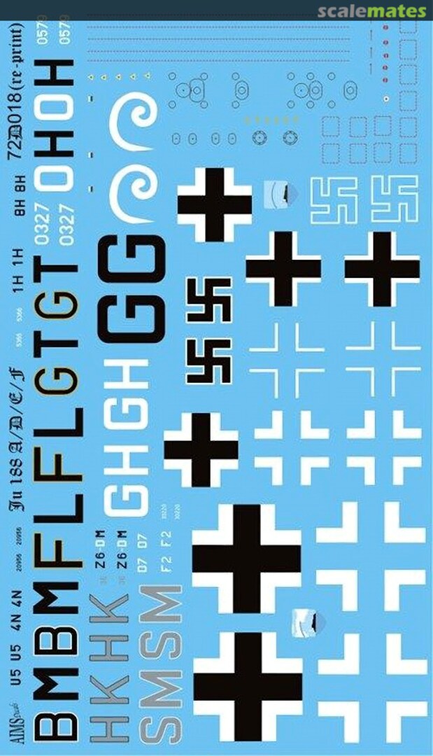 Boxart Ju 188 collection 72D018 AIMS Boxart Ju 188 collection 72D018 AIMS