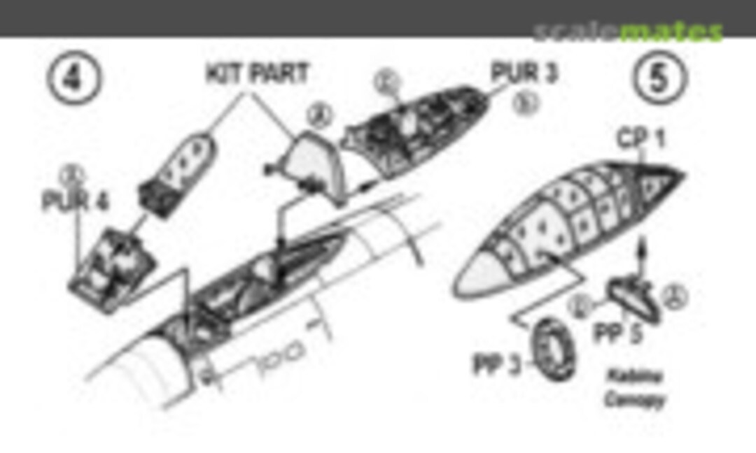 1:72 F-84 - interior set (CMK 7033)