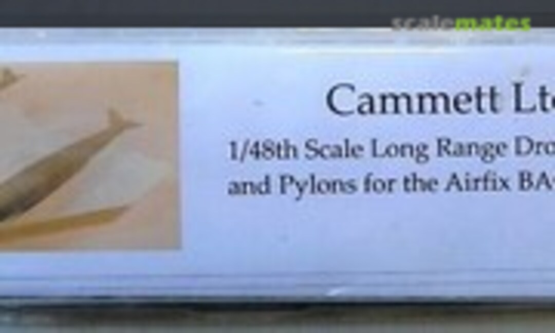 1:48 Long Range Drop Tanks and Pylons for Airfix BAC TSR.2 (Cammett CAMA48007) CAMA48007