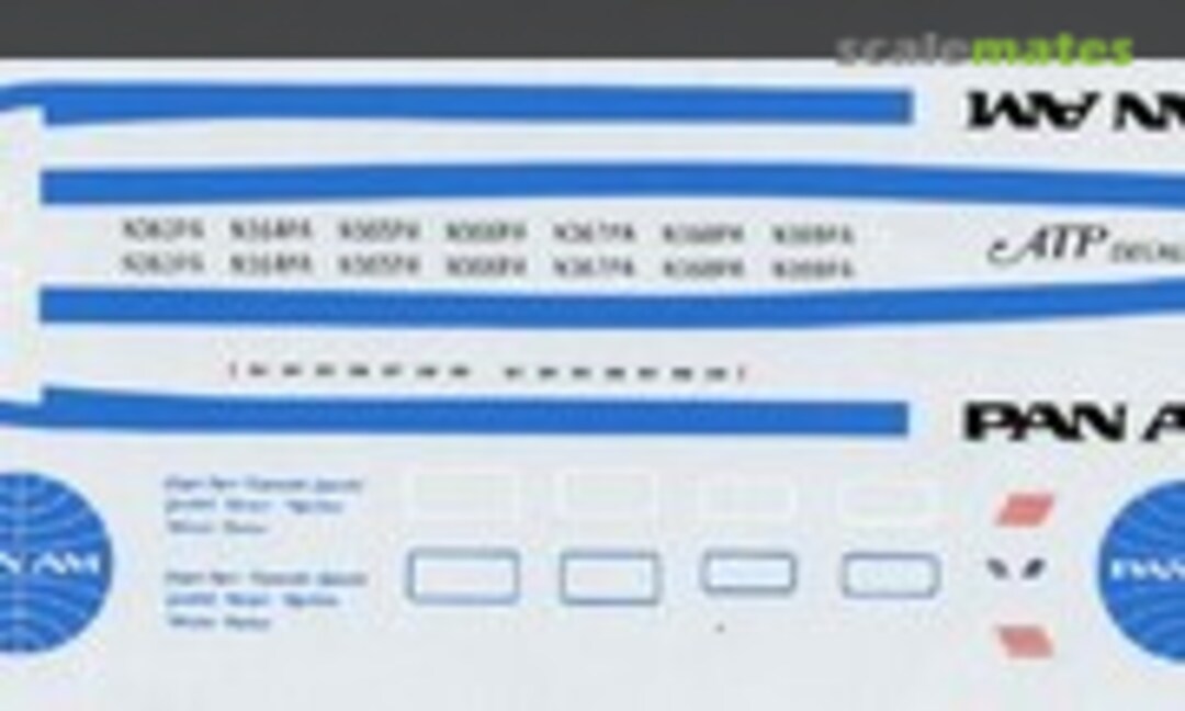 1:144 Pan Am 727-200 Clippers (ATP Airliners America AD5025) AD5025