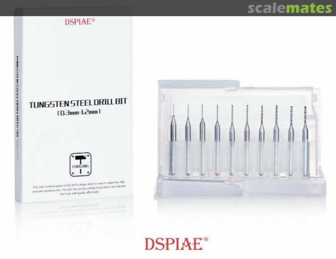 Boxart Tungsten Steel Drill Bit (0.3mm-1.2mm) DB-03 DSPIAE Boxart Tungsten Steel Drill Bit (0.3mm-1.2mm) DB-03 DSPIAE