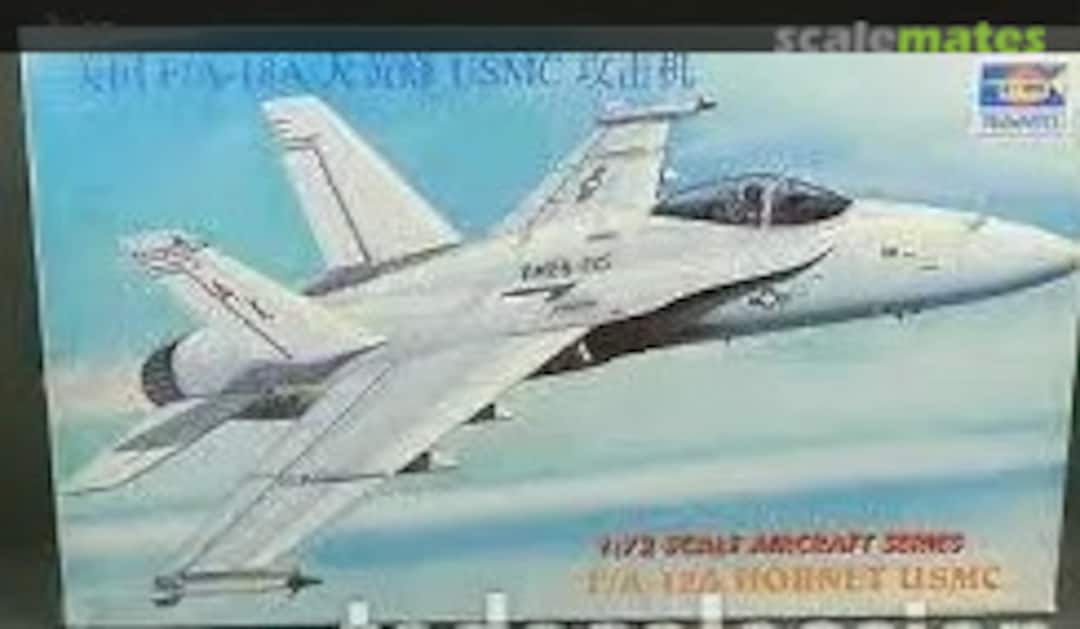 Boxart F/A-18A Hornet USMC 01609 Trumpeter Boxart F/A-18A Hornet USMC 01609 Trumpeter