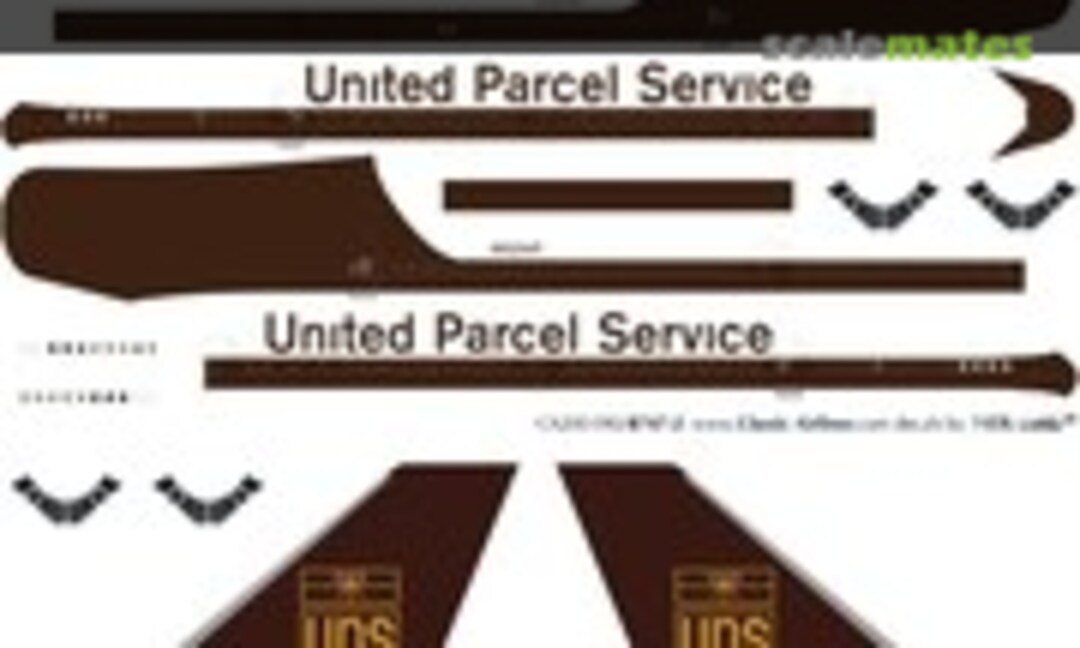 1:200 UPS B747-2 (delivery) (Classic Airlines CA200-092) CA200-092