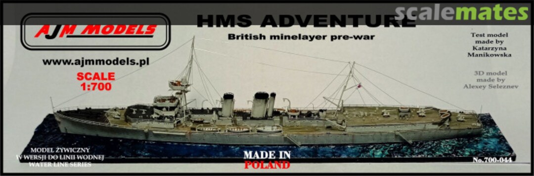 Boxart HMS Adventure 700-044 AJM Models