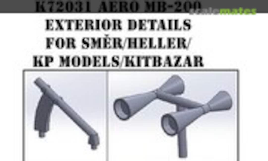1:72 Aero MB-200 Exterior Details (MH Models K72031) K72031