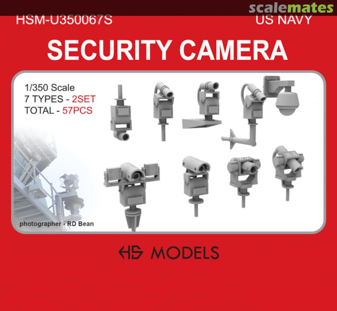 Boxart Security Camera Set for Warships HSM-U350067S HS Models