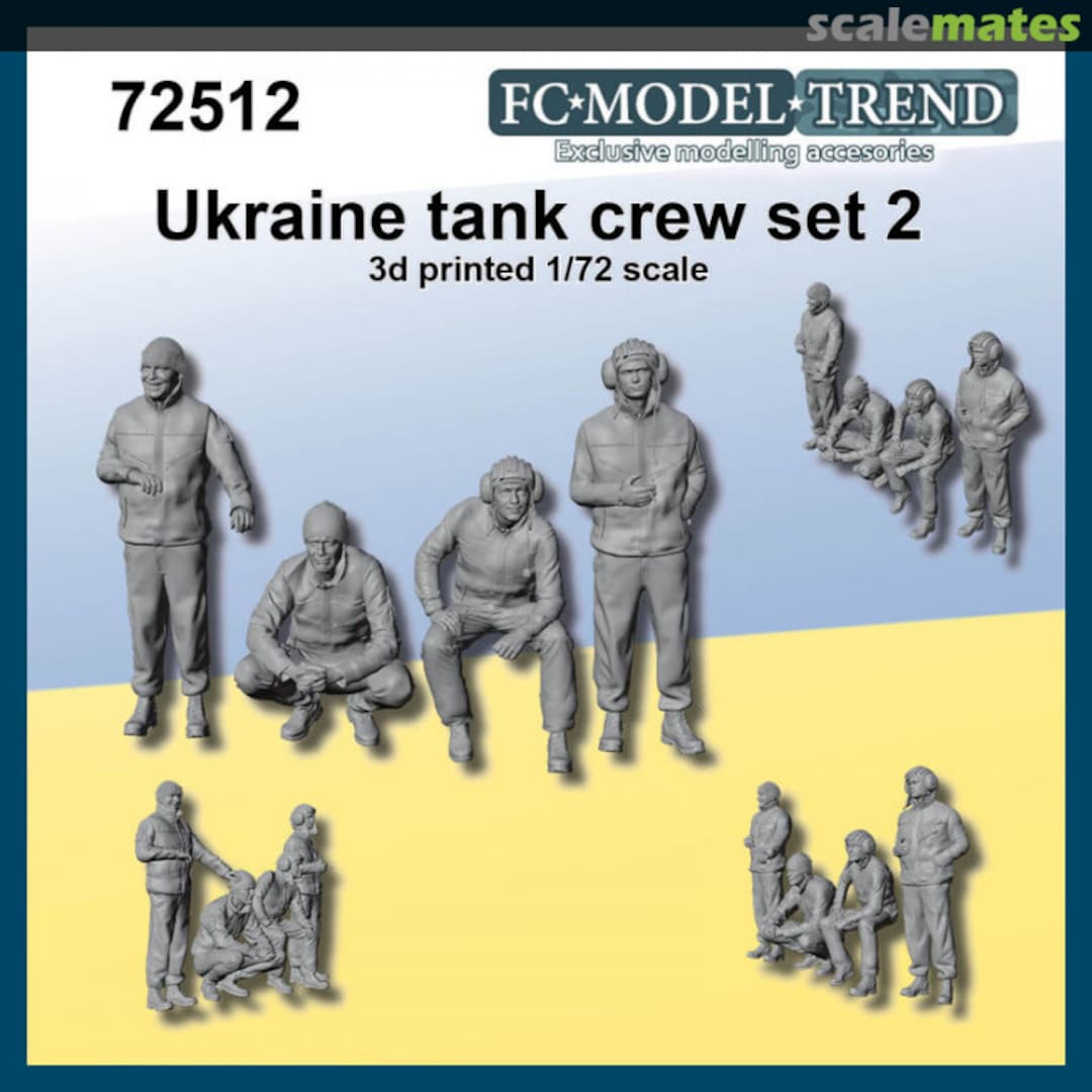Boxart Ukraine tank crew set 2 72512 FC Model Trend Boxart Ukraine tank crew set 2 72512 FC Model Trend