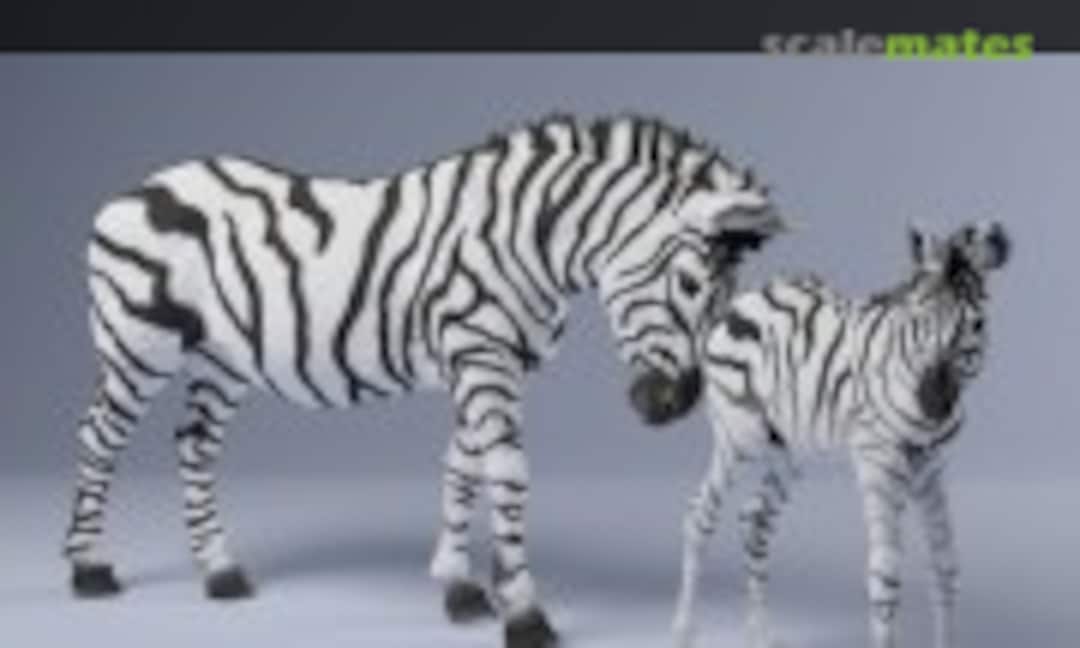 1:72 Plains Zebra - Mare with Foal (EMP3d 72130251) 72130251