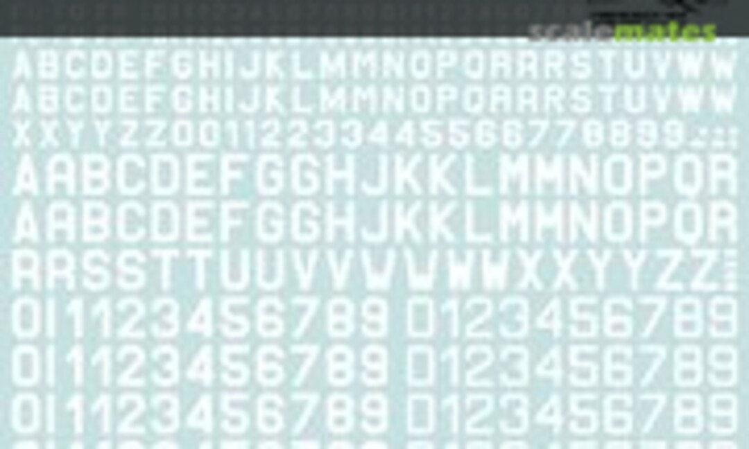 1:48 (R)F-84F Sqn Codes & serial Numbers NATO Camouflage scheme (Daco Products DCD4835) DCD4835