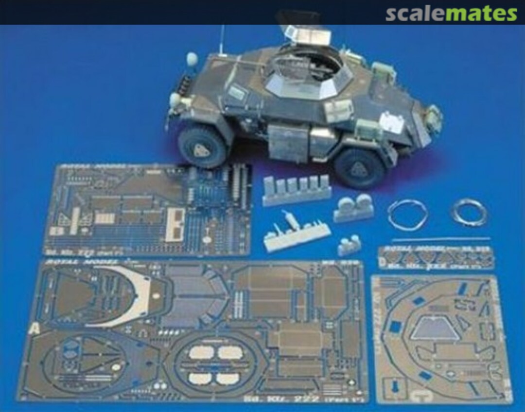 Boxart Sd. Kfz. 222 - Part 1 ~Tamiya~ 325 Royal Model Boxart Sd. Kfz. 222 - Part 1 ~Tamiya~ 325 Royal Model