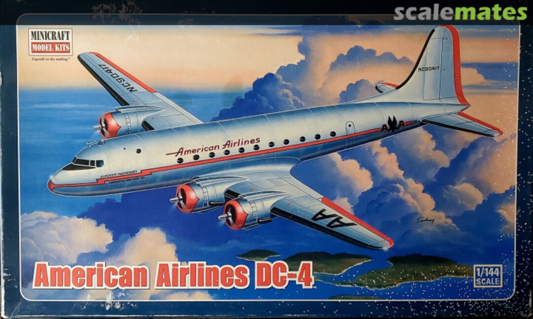Boxart American Airlines DC-4 14530 Minicraft Model Kits Boxart American Airlines DC-4 14530 Minicraft Model Kits