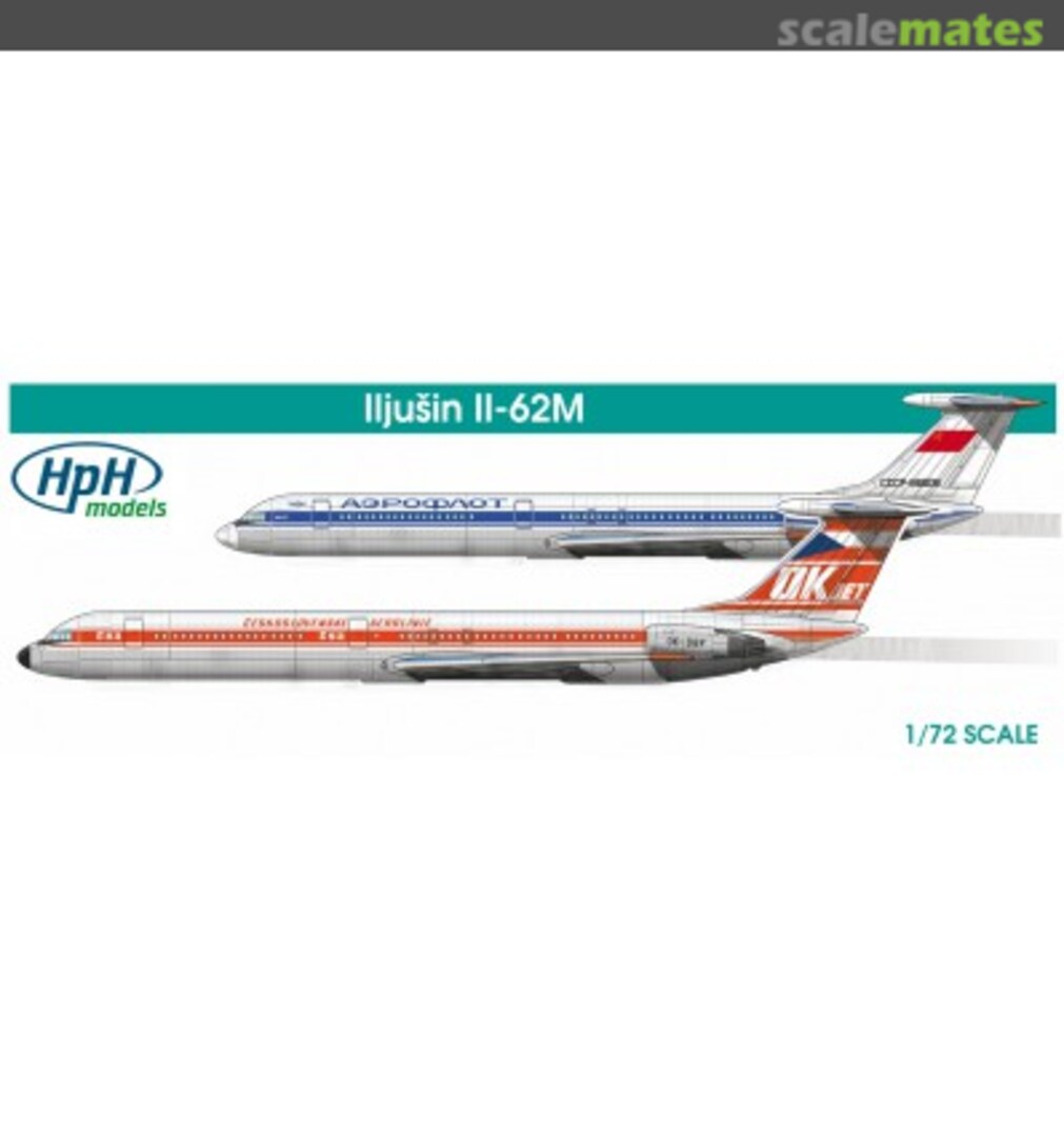 Boxart Ilyusin IL-62 Airliner 72008L HpH models