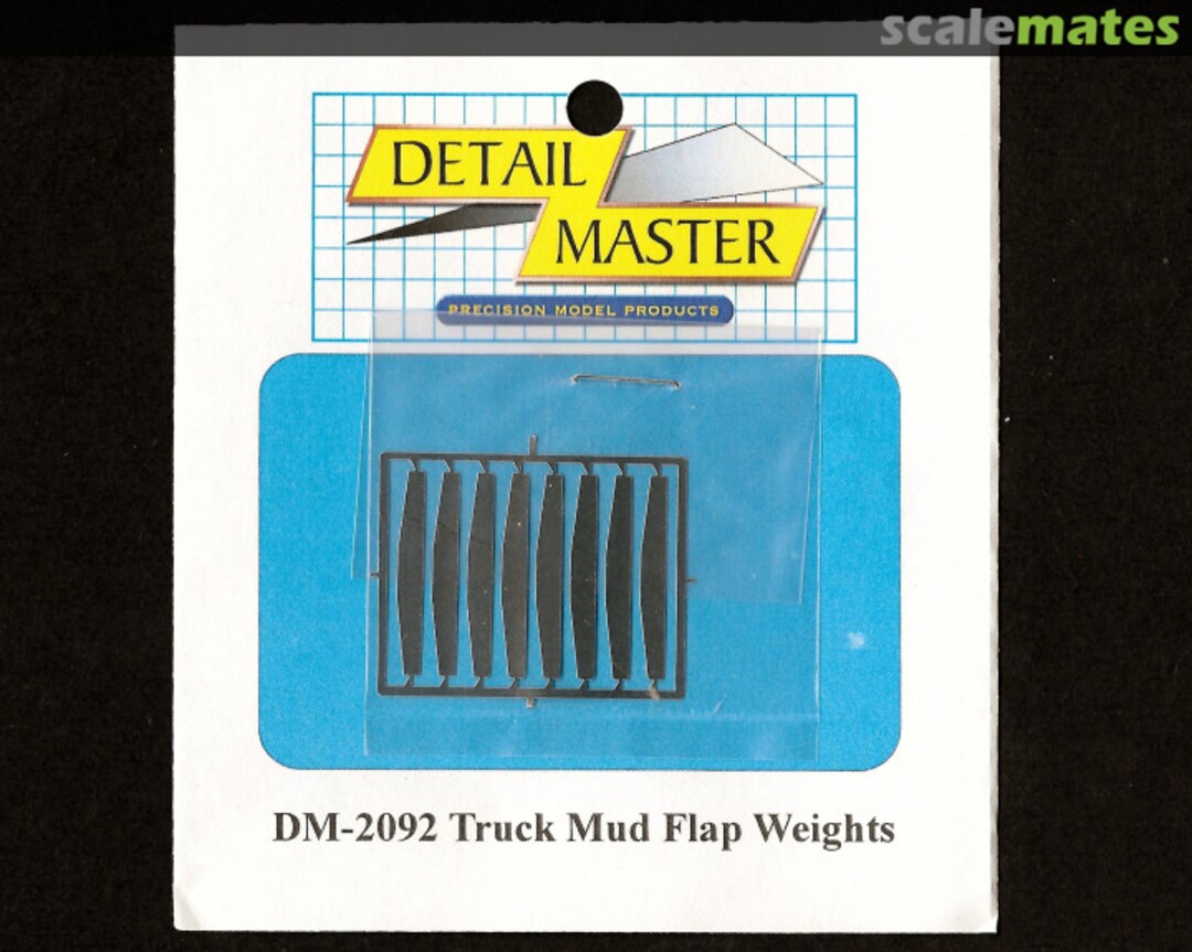 Boxart Truck Mud Flap Weights DM-2092 Detail Master Boxart Truck Mud Flap Weights DM-2092 Detail Master