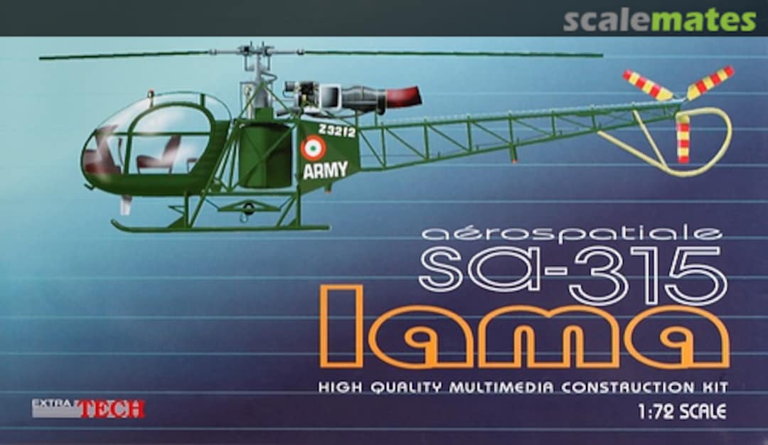 Boxart Aerospatiale SA-315 Lama EXA 7202 Extratech Boxart Aerospatiale SA-315 Lama EXA 7202 Extratech