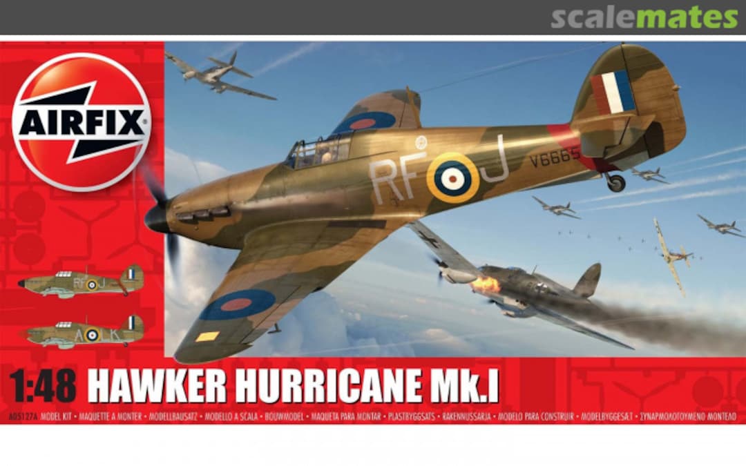 Boxart Hawker Hurricane Mk.I A05127A Airfix Boxart Hawker Hurricane Mk.I A05127A Airfix