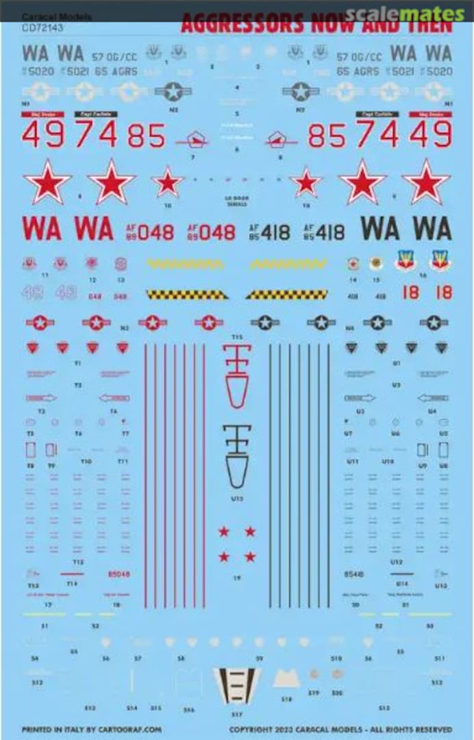 Boxart Aggressors Now and Then CD72143 Caracal Models Boxart Aggressors Now and Then CD72143 Caracal Models