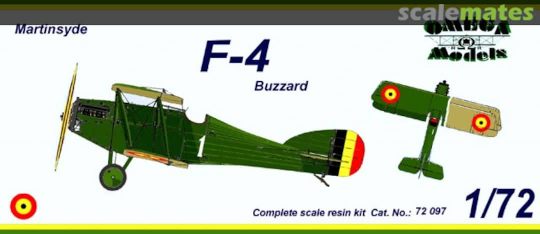Boxart Martinsyde F-4 Buzzard 72097 Omega Models Boxart Martinsyde F-4 Buzzard 72097 Omega Models