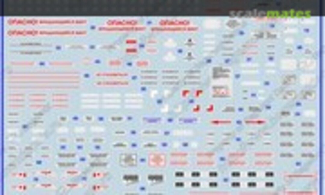 1:35 Mil Mi-8/17 "Hip" full stencil (Begemot 35-001) 35-001