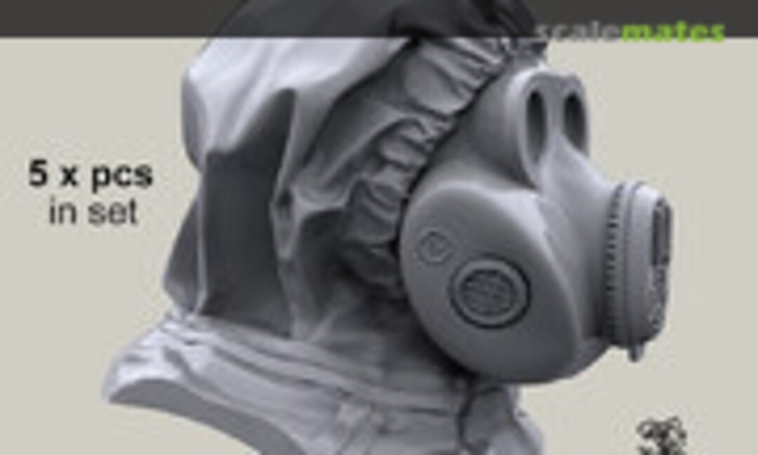 1:35 PBF "Hamster" Russian Airborne (VDV) Gas Mask w/OZK Hood (Live Resin LRE-35275) LRE-35275