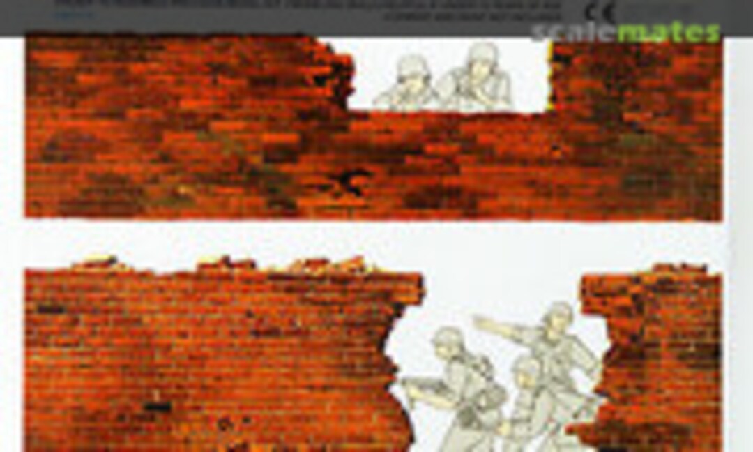 1:35 Brick Wall Set (Tamiya MM128-200) MM128-200