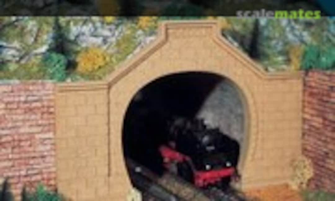 Tunnelportal 2 roads (Vollmer 42505)