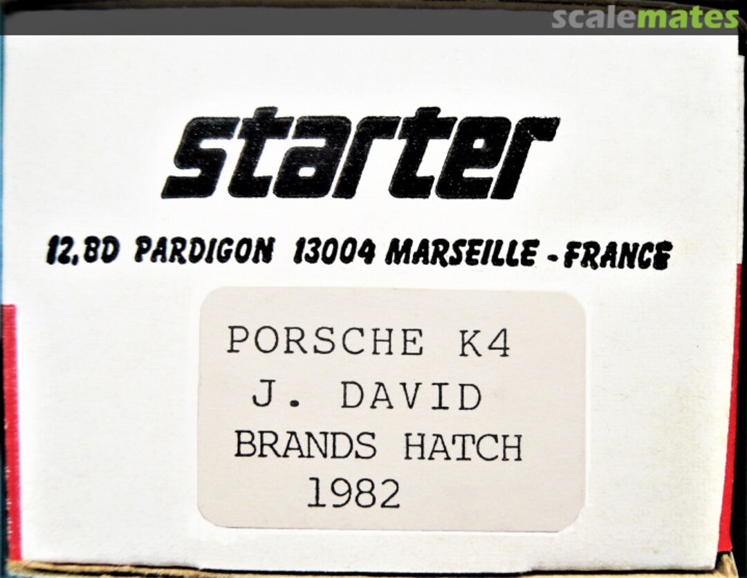 Boxart Porsche K4 "J.David" none Starter Boxart Porsche K4 "J.David" none Starter