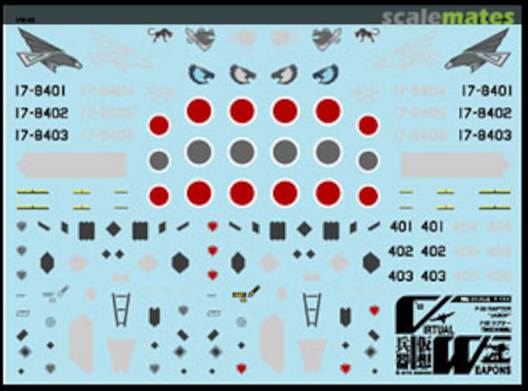 Boxart F-22 Raptor `JASDF` VW-03 MYK Design