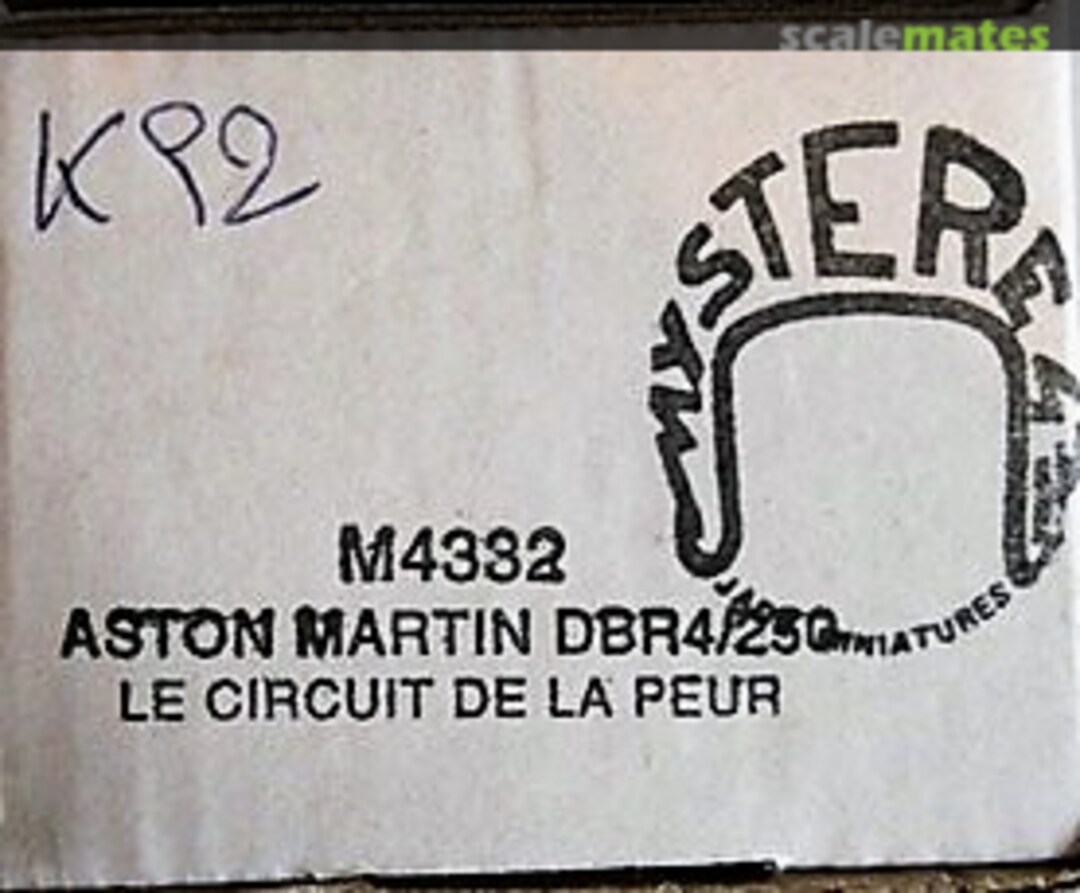 Boxart Aston Martin DBR4/250 F1 M4332 Mystere43 Boxart Aston Martin DBR4/250 F1 M4332 Mystere43
