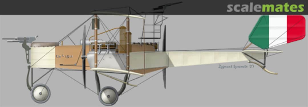 Boxart Caproni Ca.3 with 37 mm gun C20 Choroszy Modelbud Boxart Caproni Ca.3 with 37 mm gun C20 Choroszy Modelbud