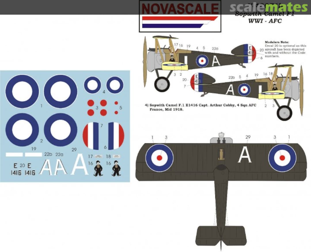 Boxart Sopwith Camel F1 N-48071b Novascale Boxart Sopwith Camel F1 N-48071b Novascale