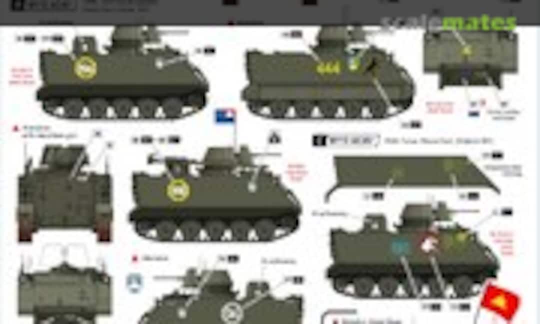 1:35 Cambodia 1 - M113 APCs in the 1970s (Star Decals 35-C1110) 35-C1110