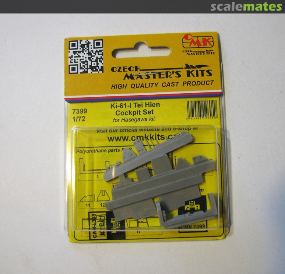 Boxart Ki-61-I Tei Hien Cockpit Set, for Hasegawa Kit 7399 CMK Boxart Ki-61-I Tei Hien Cockpit Set, for Hasegawa Kit 7399 CMK