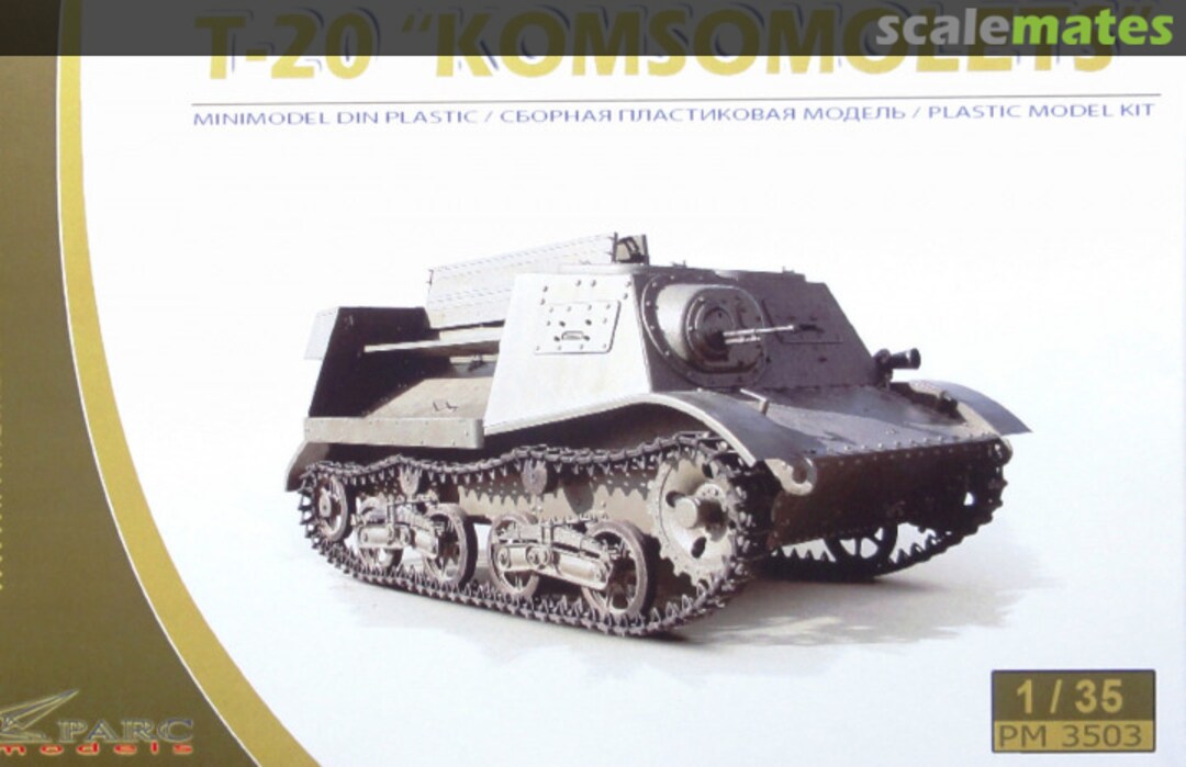 Boxart T-20 "Komsomolets" PM 3503 Parc Models Boxart T-20 "Komsomolets" PM 3503 Parc Models