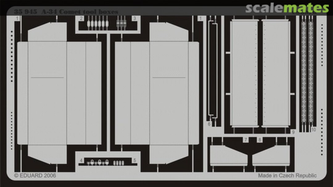 Boxart A34 Comet Tool Boxes 35945 Eduard Boxart A34 Comet Tool Boxes 35945 Eduard