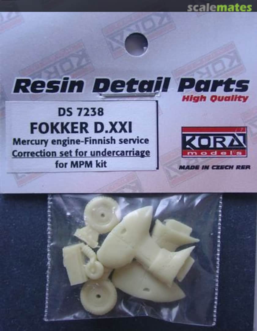 Boxart Fokker D.XXI DS7238 Kora Models Boxart Fokker D.XXI DS7238 Kora Models