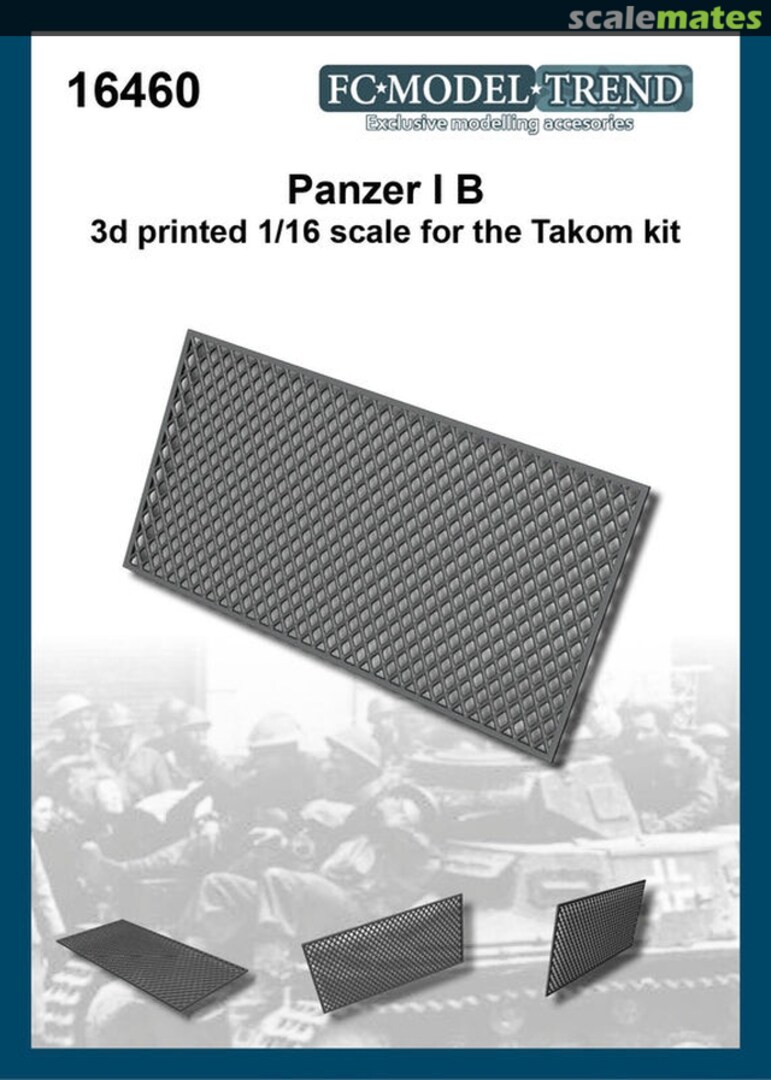 Boxart Panzer 1B Mesh Grilles 16460 FC Model Trend Boxart Panzer 1B Mesh Grilles 16460 FC Model Trend