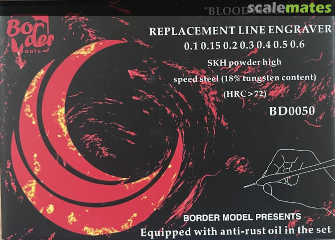 Boxart Line Engraver "Blood Moon" BD0050 Border Model Boxart Line Engraver "Blood Moon" BD0050 Border Model